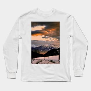 Lets Gets Portes Du Soleil French Alps France Long Sleeve T-Shirt